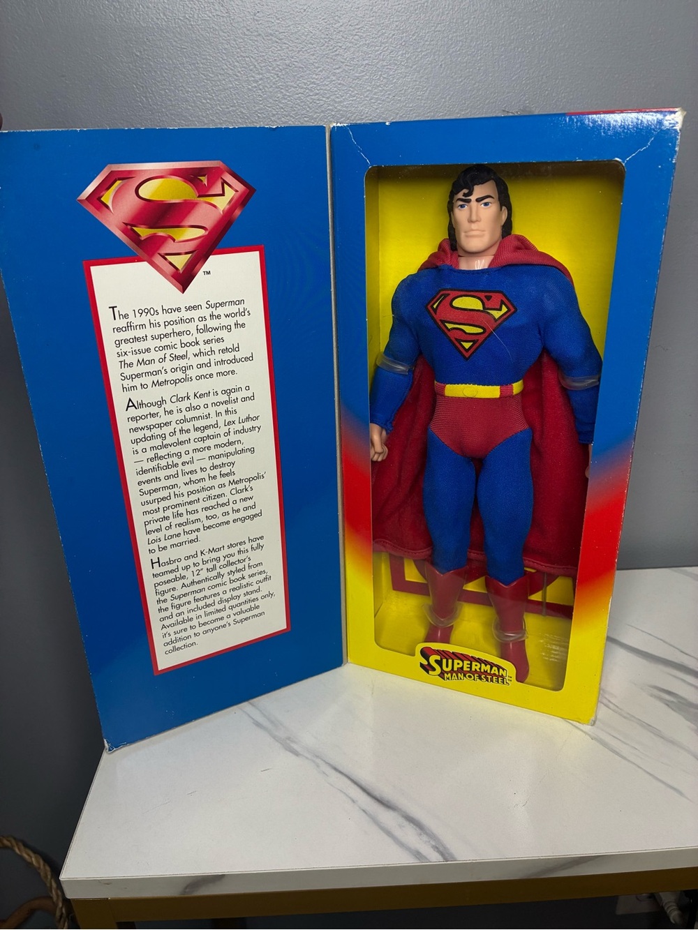 1996 Kenner Superman Man of Steel 12” K-Mart Exclusive Collector Figure